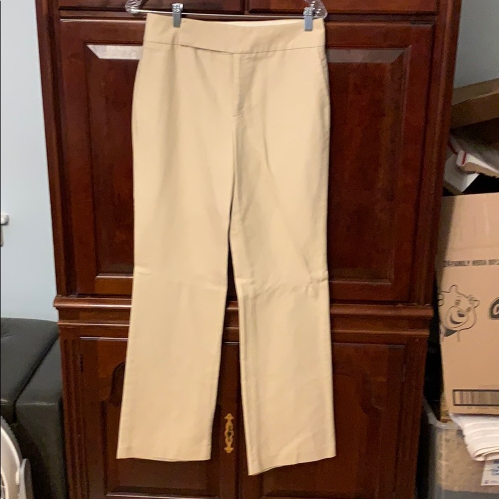 Banana Republic Factory Tan Trousers sz 6
